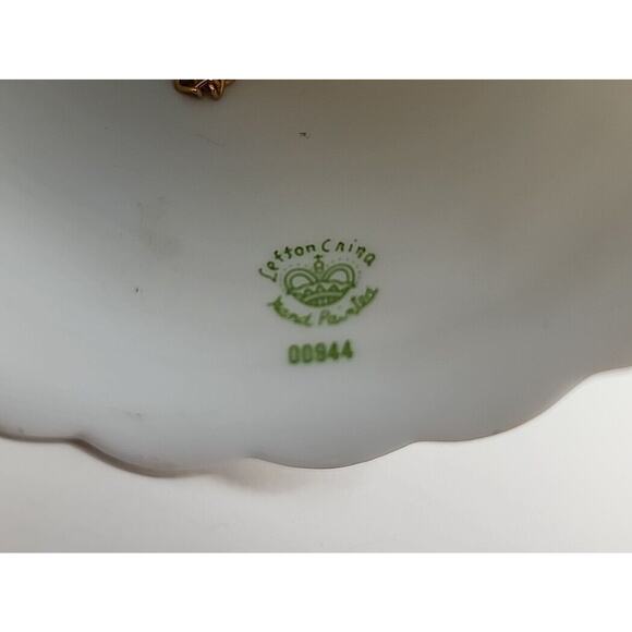 Lefton China Hand Painted Porcelain Bell Doves Bow Christopher Collection #00944 - Picture 10 of 10